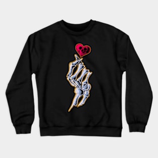 korean heart Crewneck Sweatshirt